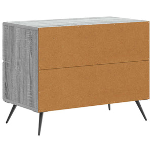 Κομοδίνο Γκρι Sonoma 62 x 34,5 x 47,5 εκ Επεξεργασμένο Ξύλο - Pakobazaar
