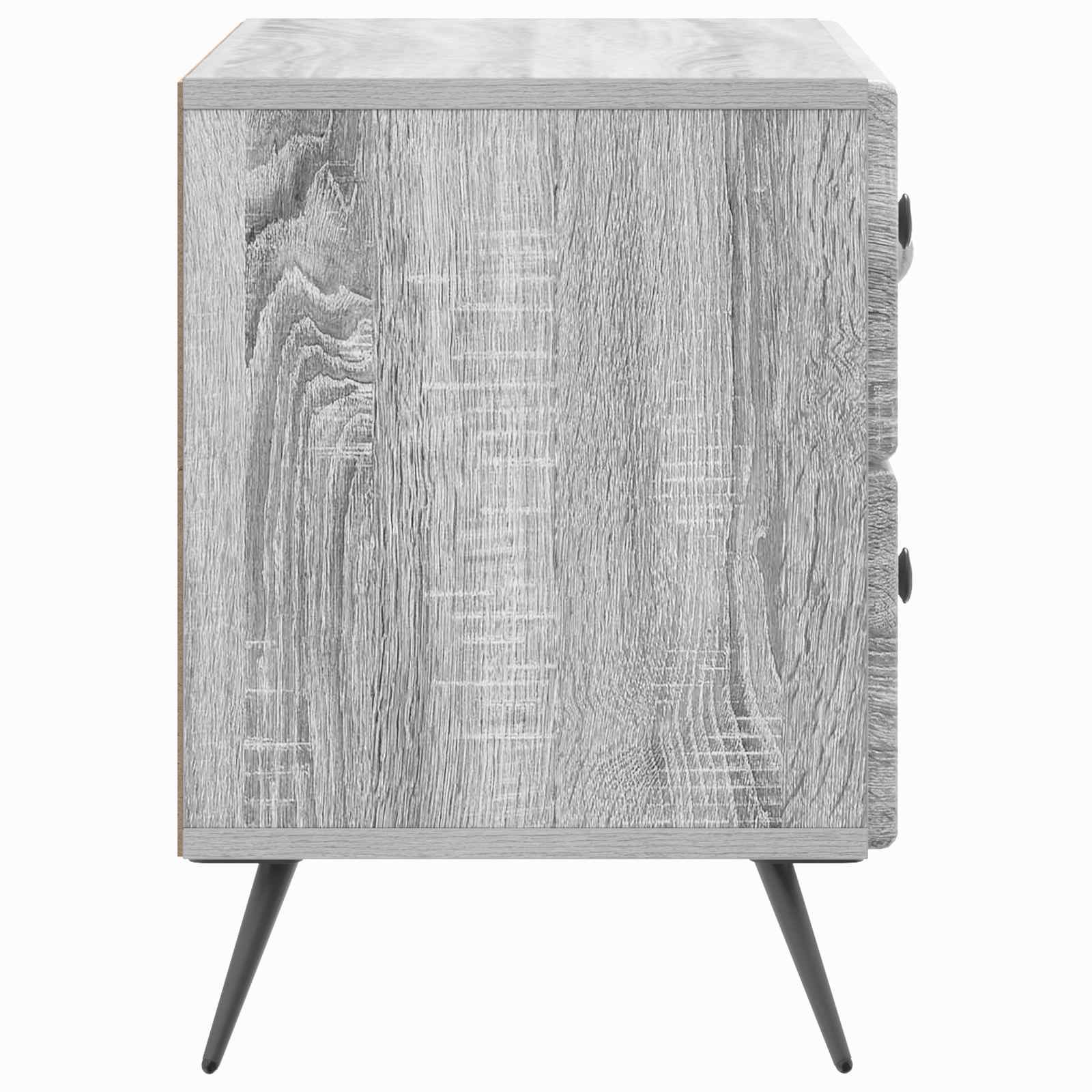 Κομοδίνο Γκρι Sonoma 62 x 34,5 x 47,5 εκ Επεξεργασμένο Ξύλο - Pakobazaar