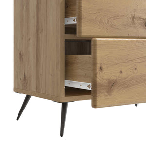 Κομοδίνο Artisan Δρυς 62 x 34,5 x 47,5 εκ Επεξεργασμένο Ξύλο - Pakobazaar
