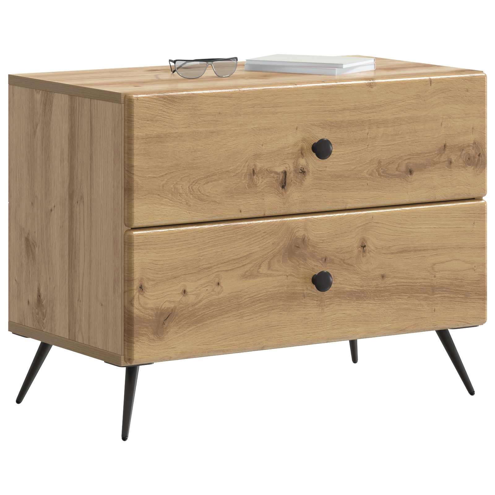 Κομοδίνο Artisan Δρυς 62 x 34,5 x 47,5 εκ Επεξεργασμένο Ξύλο - Pakobazaar