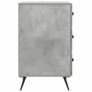 Κομοδίνο με συρτάρι Γκρι Σκυροδέματος 43 x 41 x 66,5 εκ. - Pakobazaar