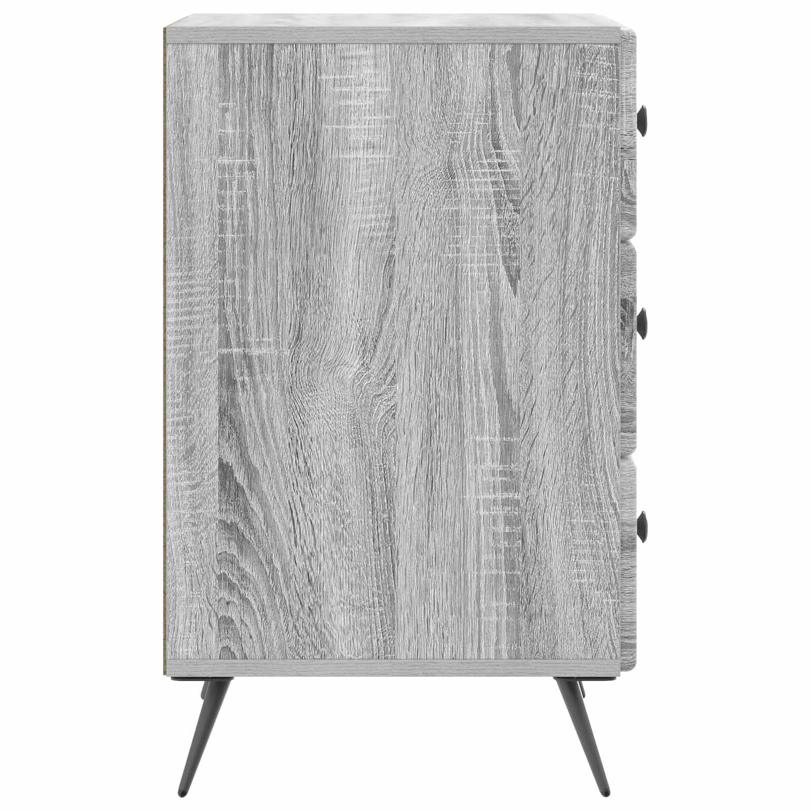 Κομοδίνο Γκρι Sonoma 43 x 41 x 66,5 εκ. Επεξεργασμένο Ξύλο - Pakobazaar
