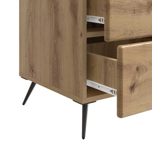 Κομοδίνο Artisan Δρυς 43 x 41 x 66,5 εκ. Επεξεργασμένο Ξύλο - Pakobazaar