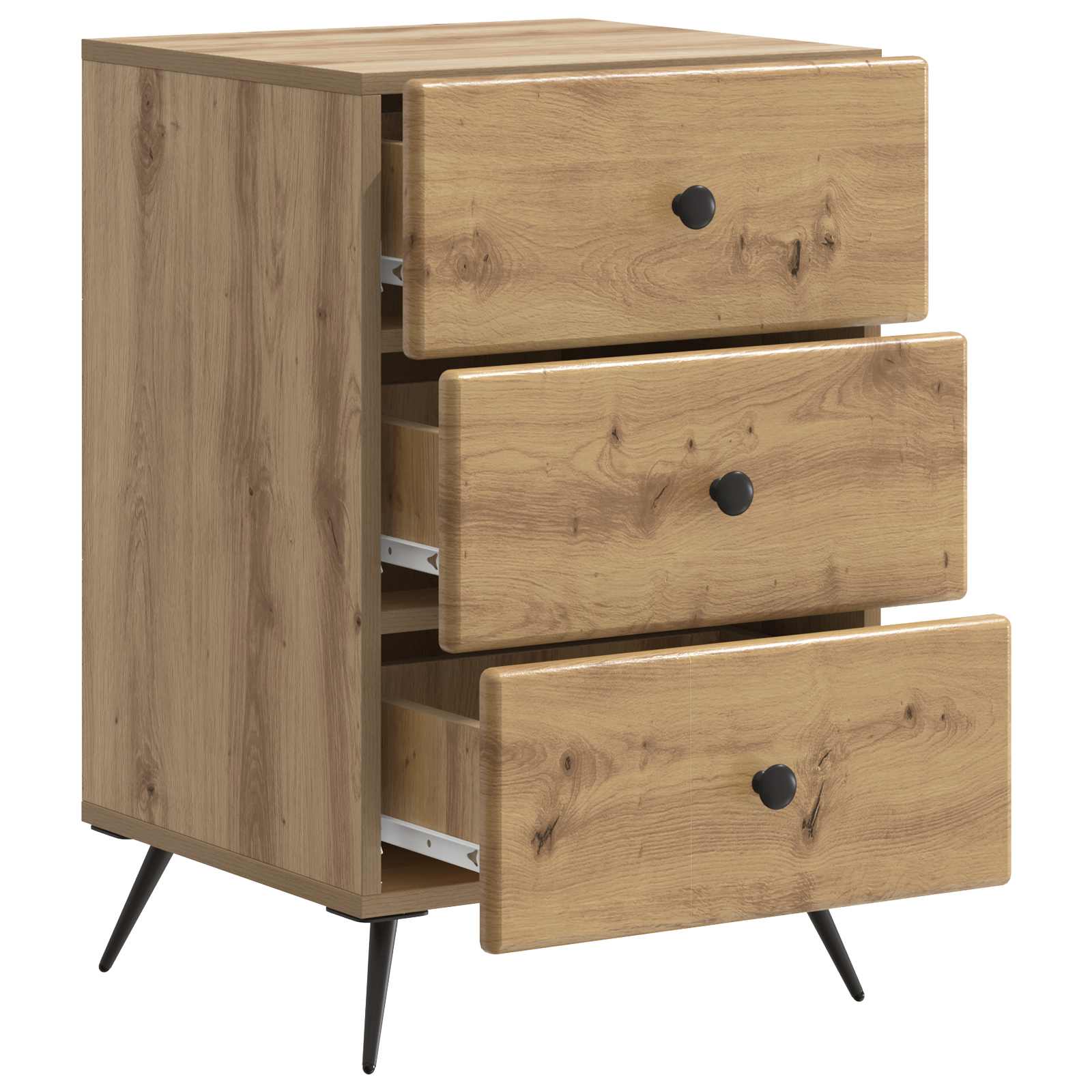 Κομοδίνο Artisan Δρυς 43 x 41 x 66,5 εκ. Επεξεργασμένο Ξύλο - Pakobazaar