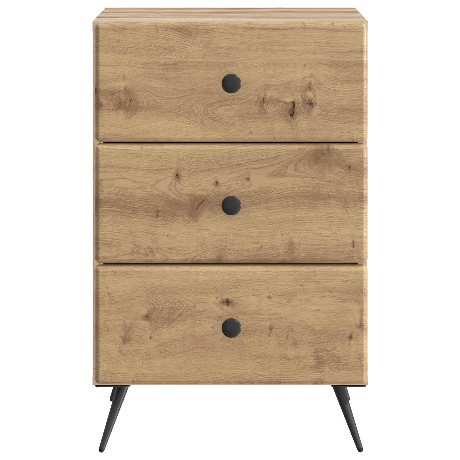 Κομοδίνο Artisan Δρυς 43 x 41 x 66,5 εκ. Επεξεργασμένο Ξύλο - Pakobazaar