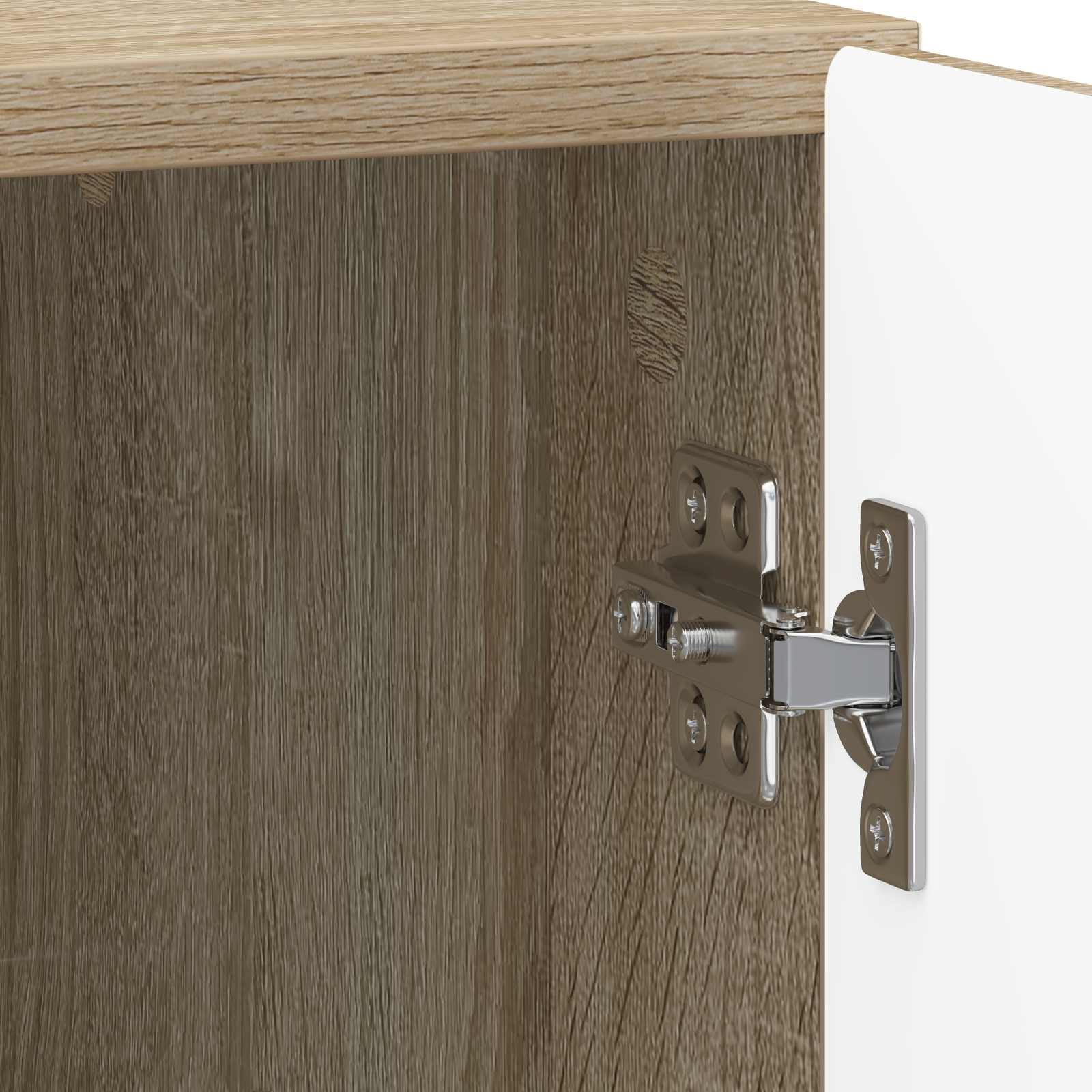 Κομοδίνο 2 pcs Sonoma Δρυς 43 x 34,5 x 50 εκ Επεξεργασμένο Ξύλο - Pakobazaar
