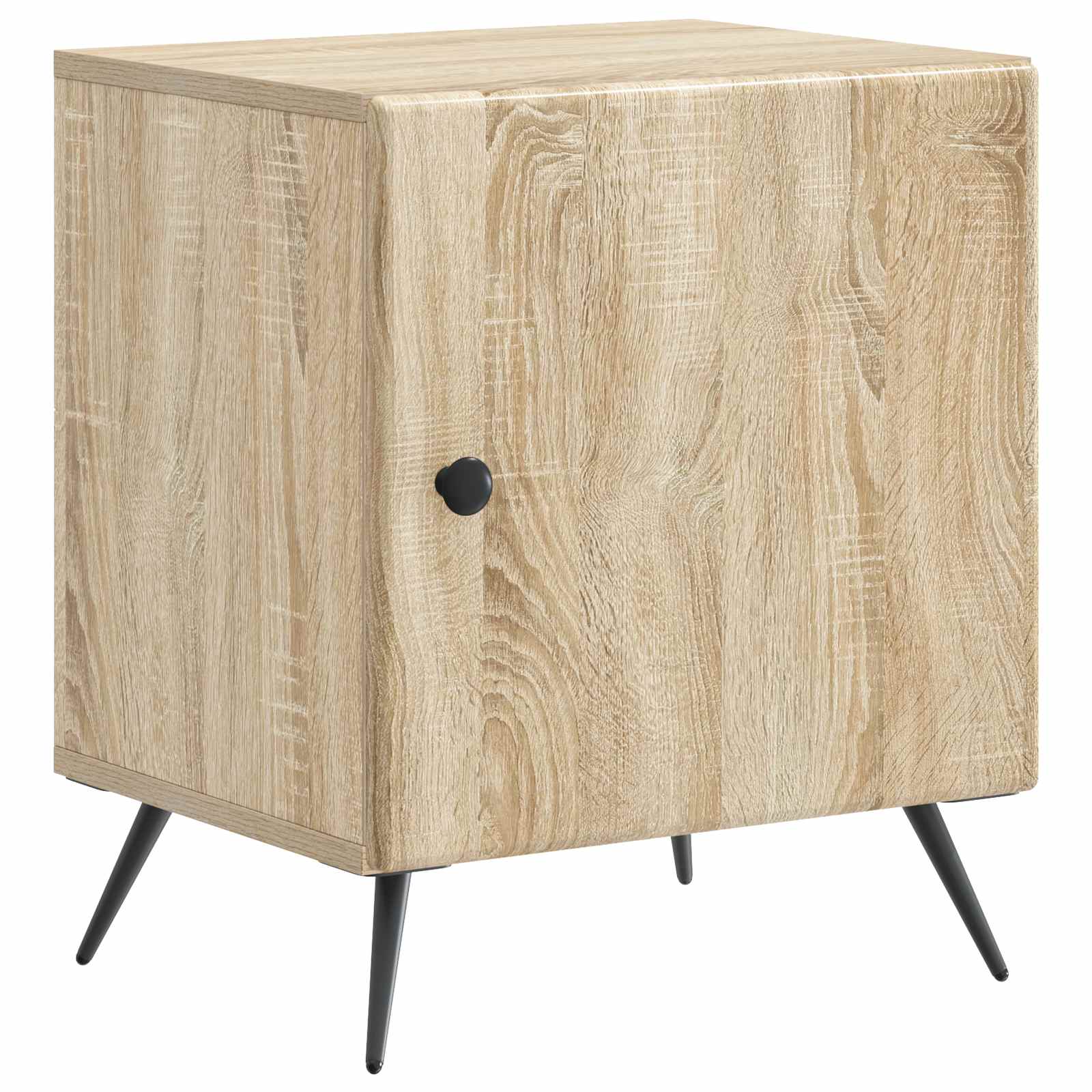 Κομοδίνο 2 pcs Sonoma Δρυς 43 x 34,5 x 50 εκ Επεξεργασμένο Ξύλο - Pakobazaar