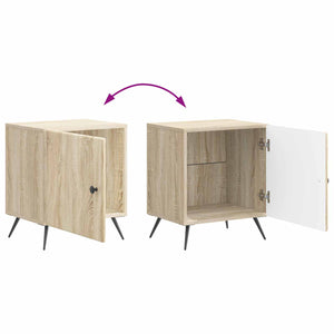 Κομοδίνο 2 pcs Sonoma Δρυς 43 x 34,5 x 50 εκ Επεξεργασμένο Ξύλο - Pakobazaar