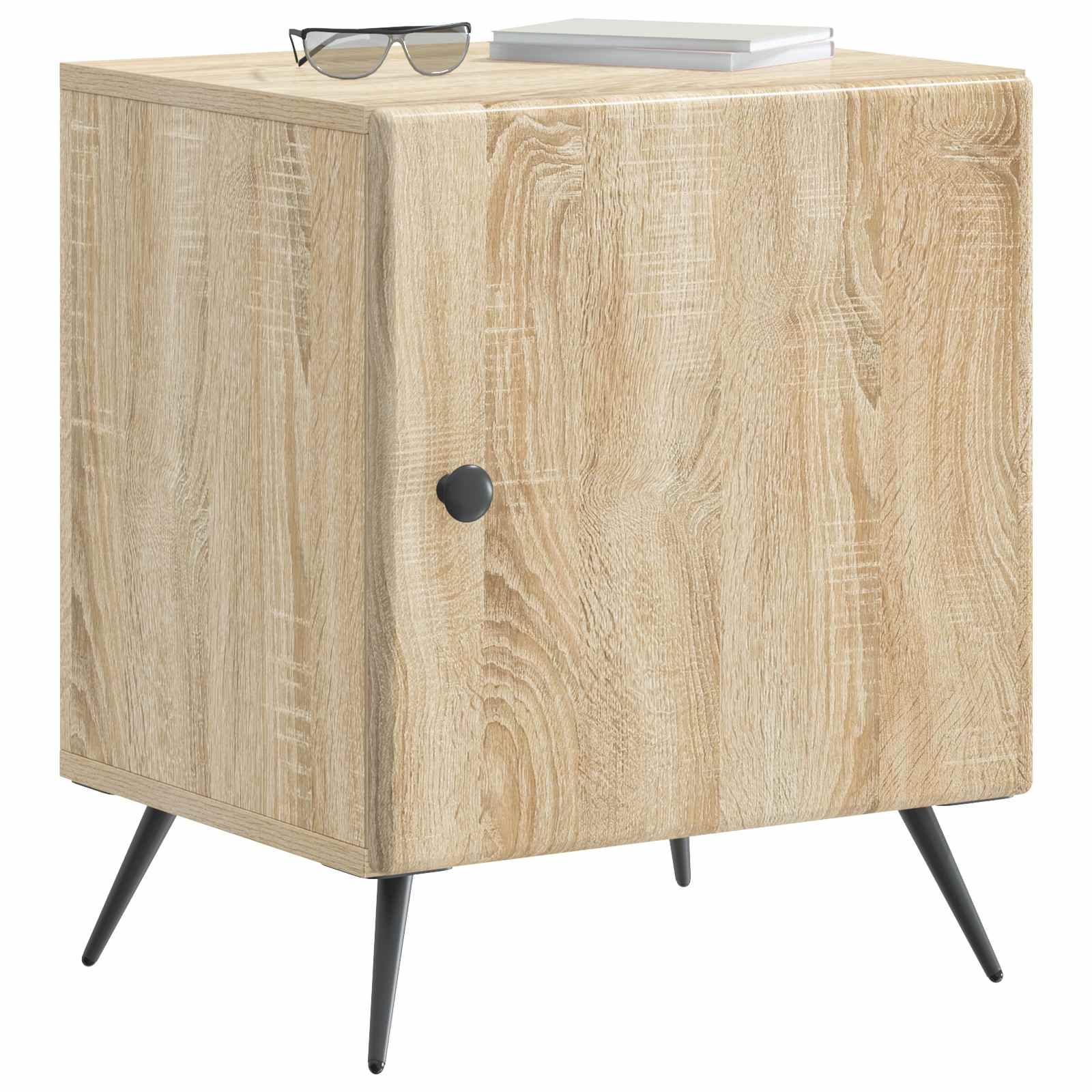 Κομοδίνο 2 pcs Sonoma Δρυς 43 x 34,5 x 50 εκ Επεξεργασμένο Ξύλο - Pakobazaar