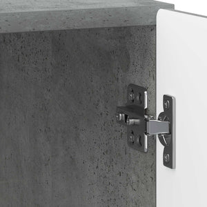 Κομοδίνο 2 pcs Γκρι Σκυροδέματος 43 x 34,5 x 50 εκ - Pakobazaar