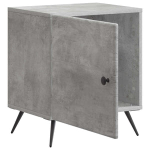 Κομοδίνο 2 pcs Γκρι Σκυροδέματος 43 x 34,5 x 50 εκ - Pakobazaar