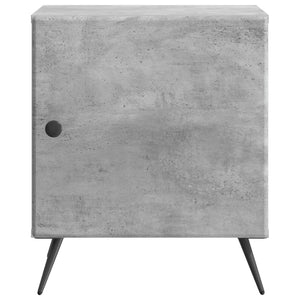 Κομοδίνο 2 pcs Γκρι Σκυροδέματος 43 x 34,5 x 50 εκ - Pakobazaar