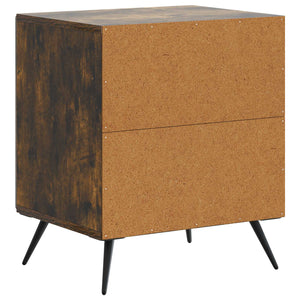 Κομοδίνο Καπνισμένο Ξύλο Δρυός 43 x 34,5 x 50 εκ - Pakobazaar