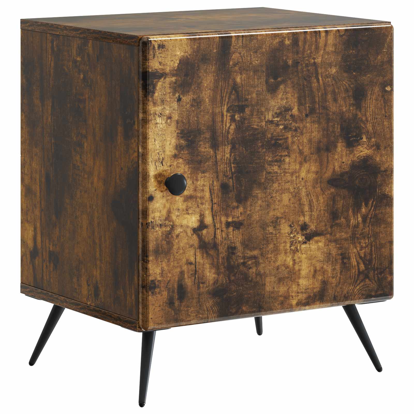 Κομοδίνο 2 pcs Καπνισμένο Ξύλο Δρυός 43 x 34,5 x 50 εκ - Pakobazaar