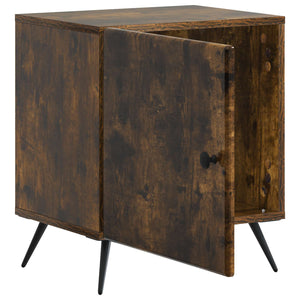 Κομοδίνο 2 pcs Καπνισμένο Ξύλο Δρυός 43 x 34,5 x 50 εκ - Pakobazaar