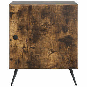 Κομοδίνο 2 pcs Καπνισμένο Ξύλο Δρυός 43 x 34,5 x 50 εκ - Pakobazaar
