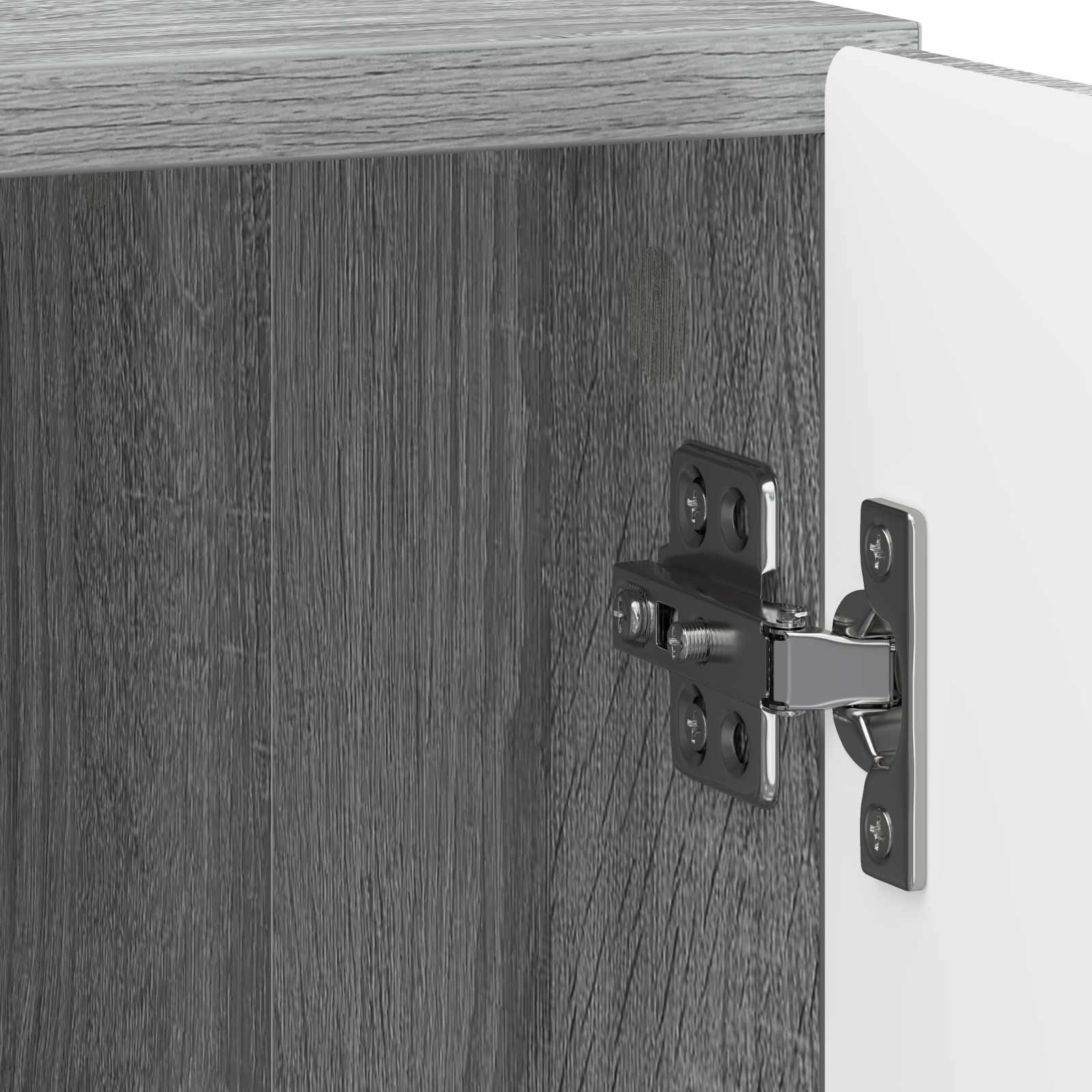 Κομοδίνο Γκρι Sonoma 43 x 34,5 x 50 εκ Επεξεργασμένο Ξύλο - Pakobazaar