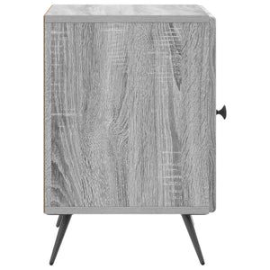 Κομοδίνο Γκρι Sonoma 43 x 34,5 x 50 εκ Επεξεργασμένο Ξύλο - Pakobazaar