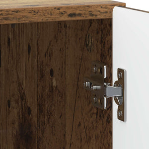 Κομοδίνο 2 pcs Παλαιωμένο ξύλο 43 x 34,5 x 50 εκ - Pakobazaar
