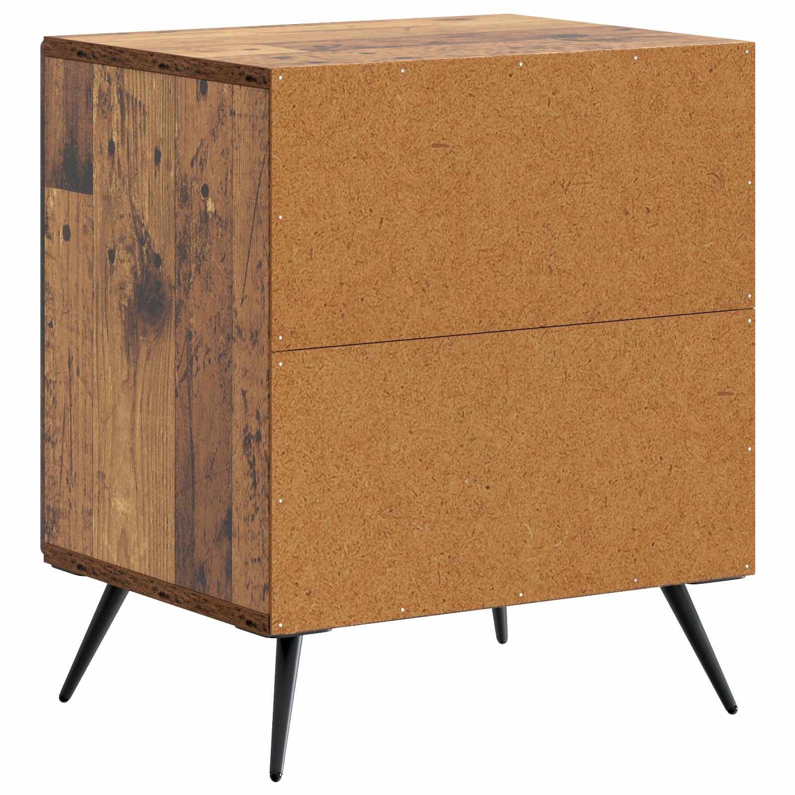 Κομοδίνο 2 pcs Παλαιωμένο ξύλο 43 x 34,5 x 50 εκ - Pakobazaar