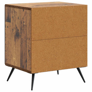 Κομοδίνο 2 pcs Παλαιωμένο ξύλο 43 x 34,5 x 50 εκ - Pakobazaar