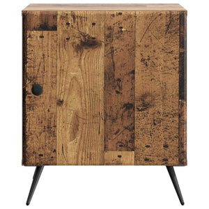 Κομοδίνο 2 pcs Παλαιωμένο ξύλο 43 x 34,5 x 50 εκ - Pakobazaar