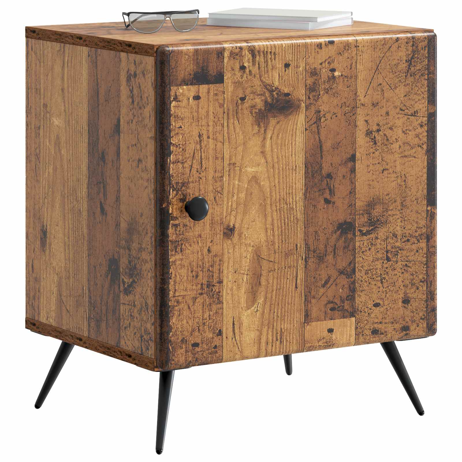 Κομοδίνο 2 pcs Παλαιωμένο ξύλο 43 x 34,5 x 50 εκ - Pakobazaar