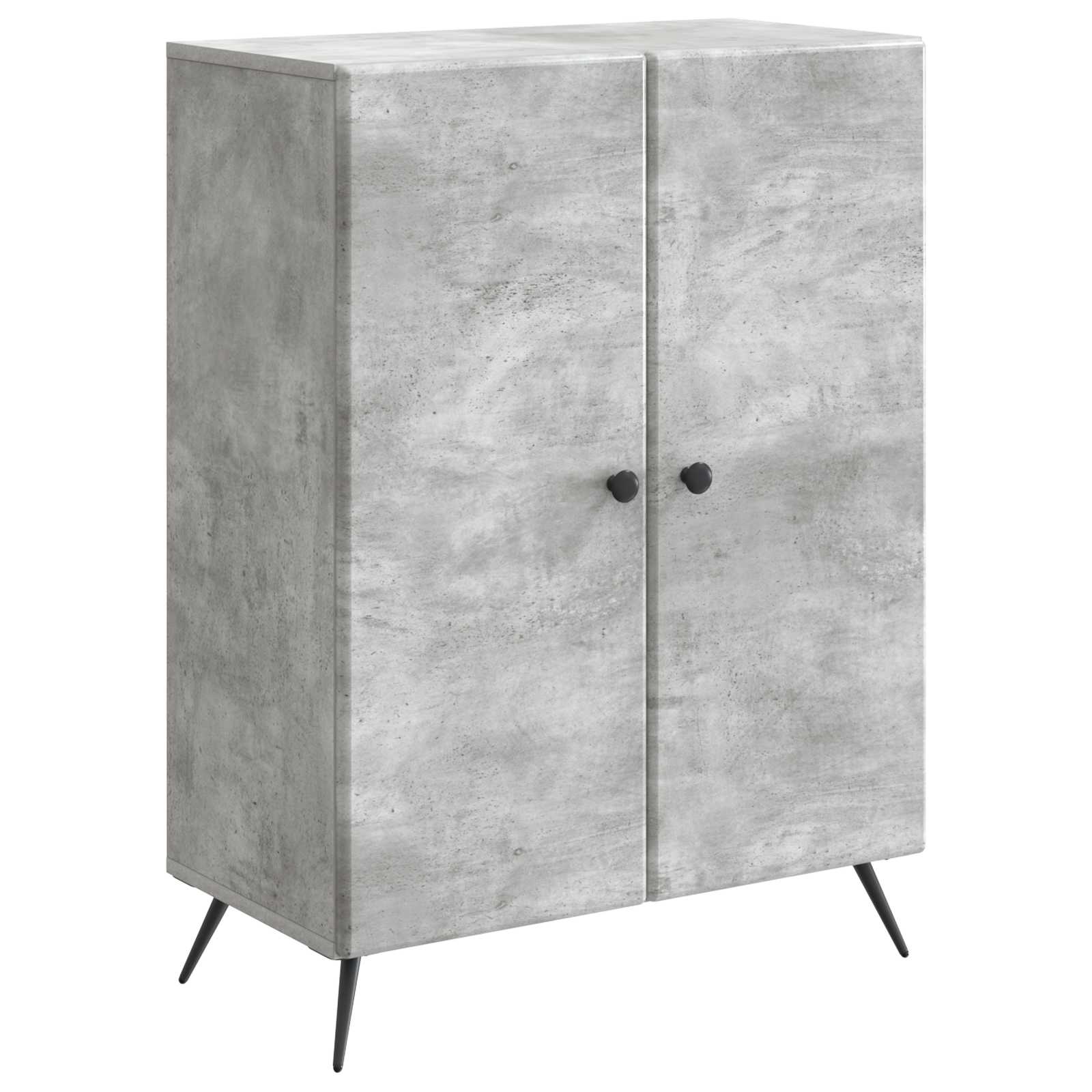 Πλαϊνό γραφείο Γκρι Σκυροδέματος 66 x 34,5 x 90 εκ - Pakobazaar