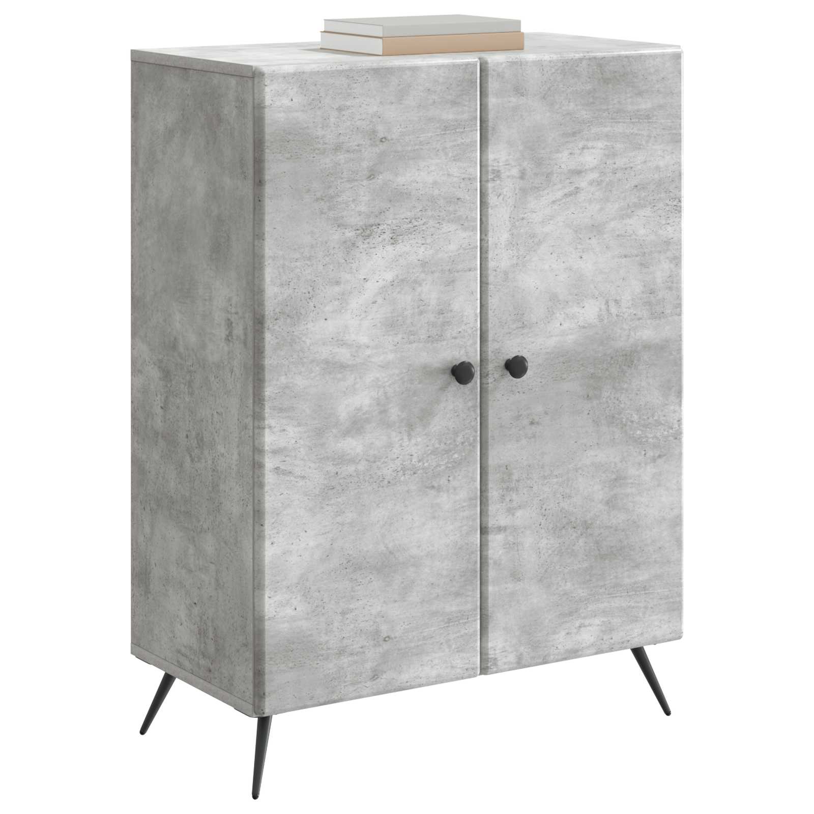 Πλαϊνό γραφείο Γκρι Σκυροδέματος 66 x 34,5 x 90 εκ - Pakobazaar