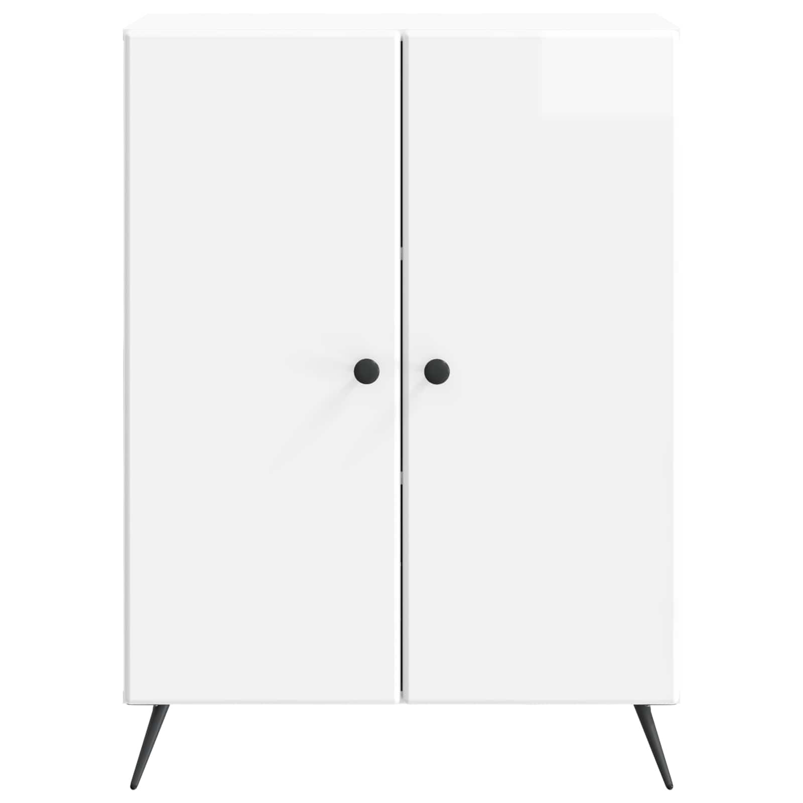 Πλαϊνό γραφείο Γυαλιστερό Λευκό 66 x 34,5 x 90 εκ - Pakobazaar
