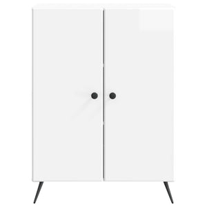 Πλαϊνό γραφείο Γυαλιστερό Λευκό 66 x 34,5 x 90 εκ - Pakobazaar