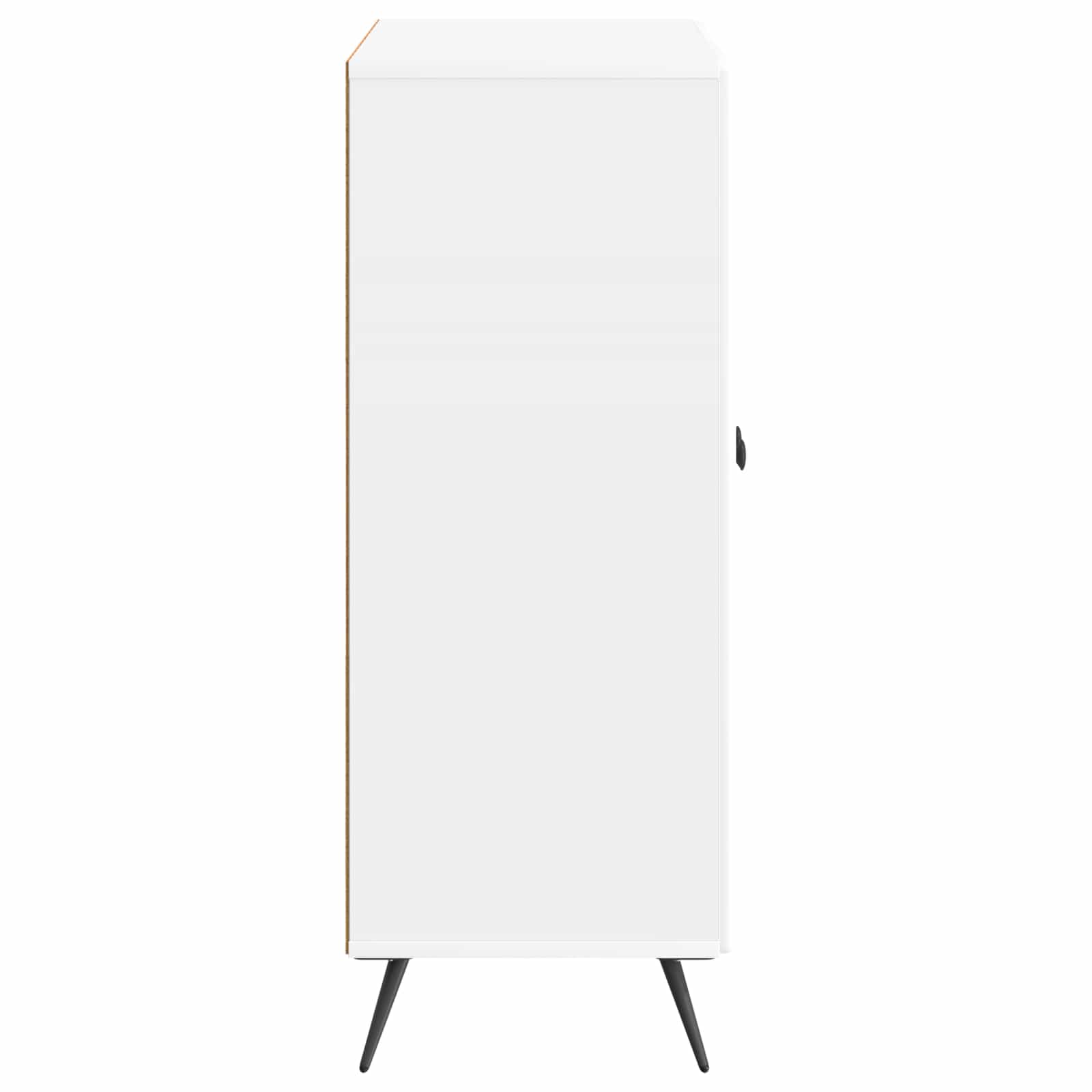 Πλαϊνό γραφείο Γυαλιστερό Λευκό 66 x 34,5 x 90 εκ - Pakobazaar