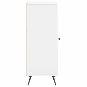 Πλαϊνό γραφείο Γυαλιστερό Λευκό 33 x 34,5 x 90 εκ - Pakobazaar