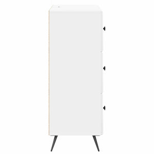 Ντουλάπι με Συρτάρια Γυαλιστερό Λευκό 66 x 34,5 x 90 εκ - Pakobazaar