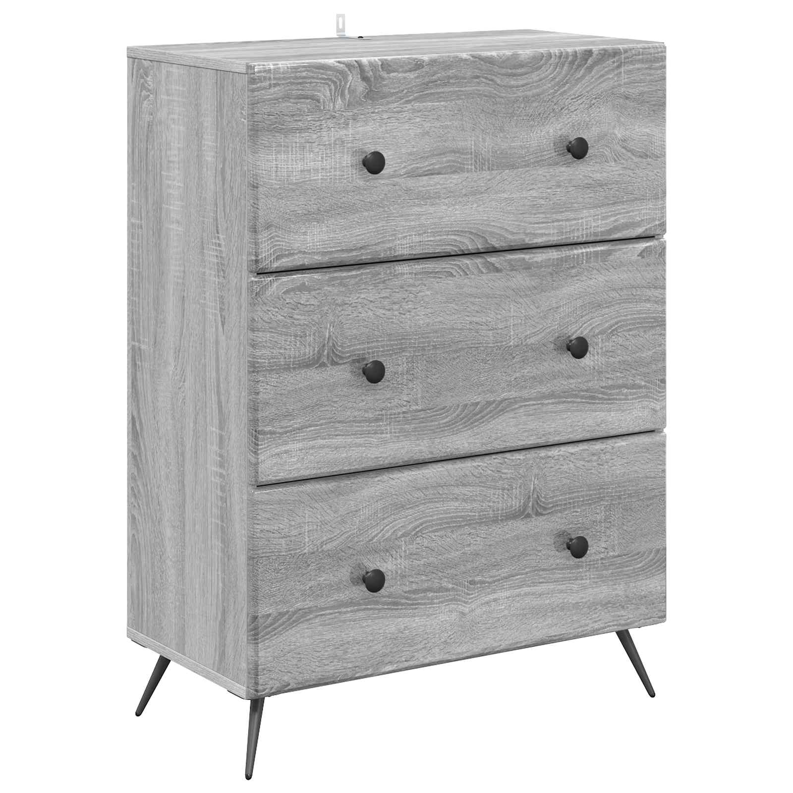 Ντουλάπι με Συρτάρια Γκρι Sonoma 66 x 34,5 x 90 εκ - Pakobazaar