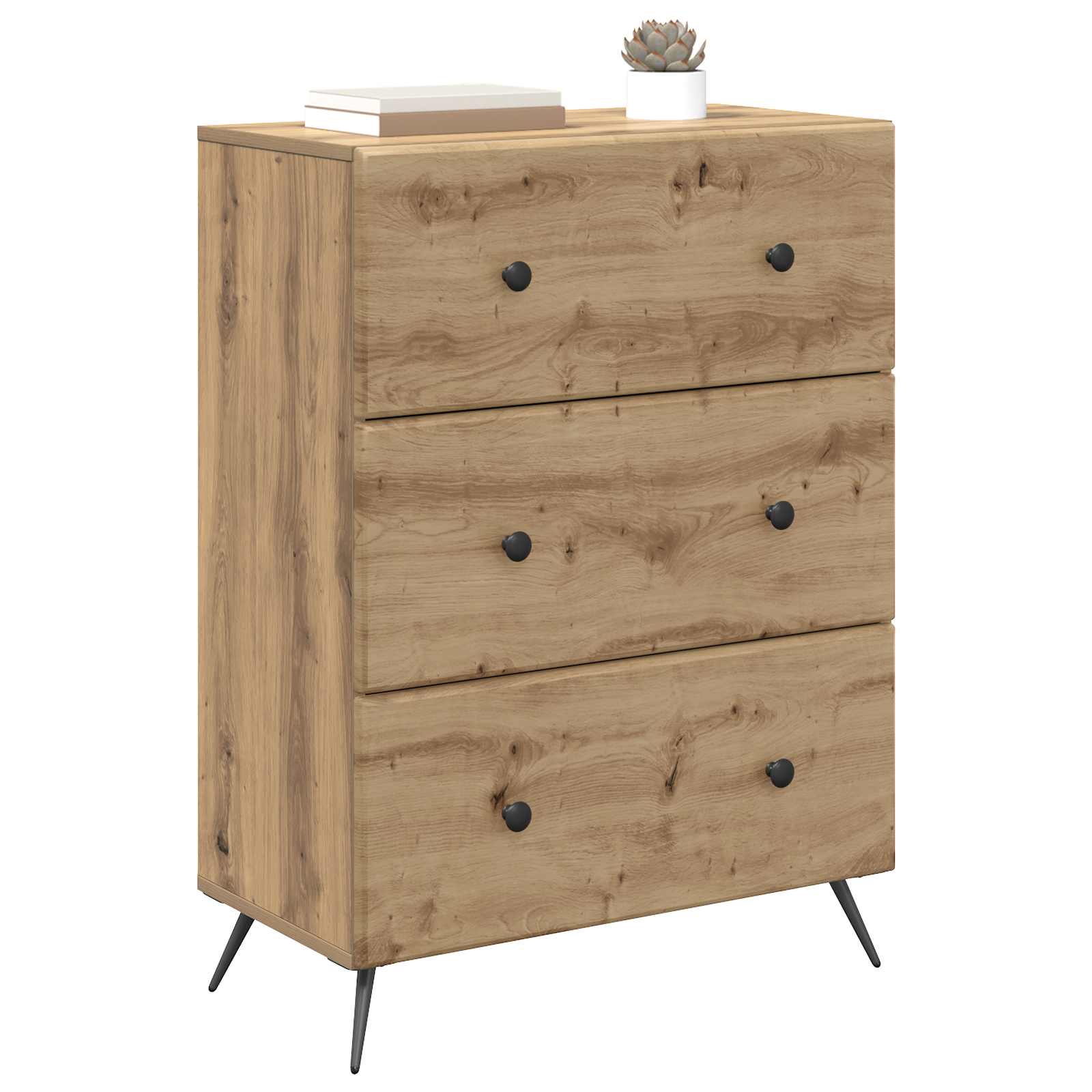 Ντουλάπι με Συρτάρια Artisan Δρυς 66 x 34,5 x 90 εκ - Pakobazaar