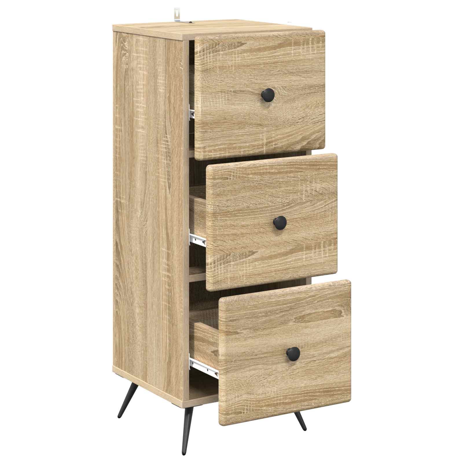 Ντουλάπι με Συρτάρια Sonoma Δρυς 33 x 34,5 x 90 εκ - Pakobazaar