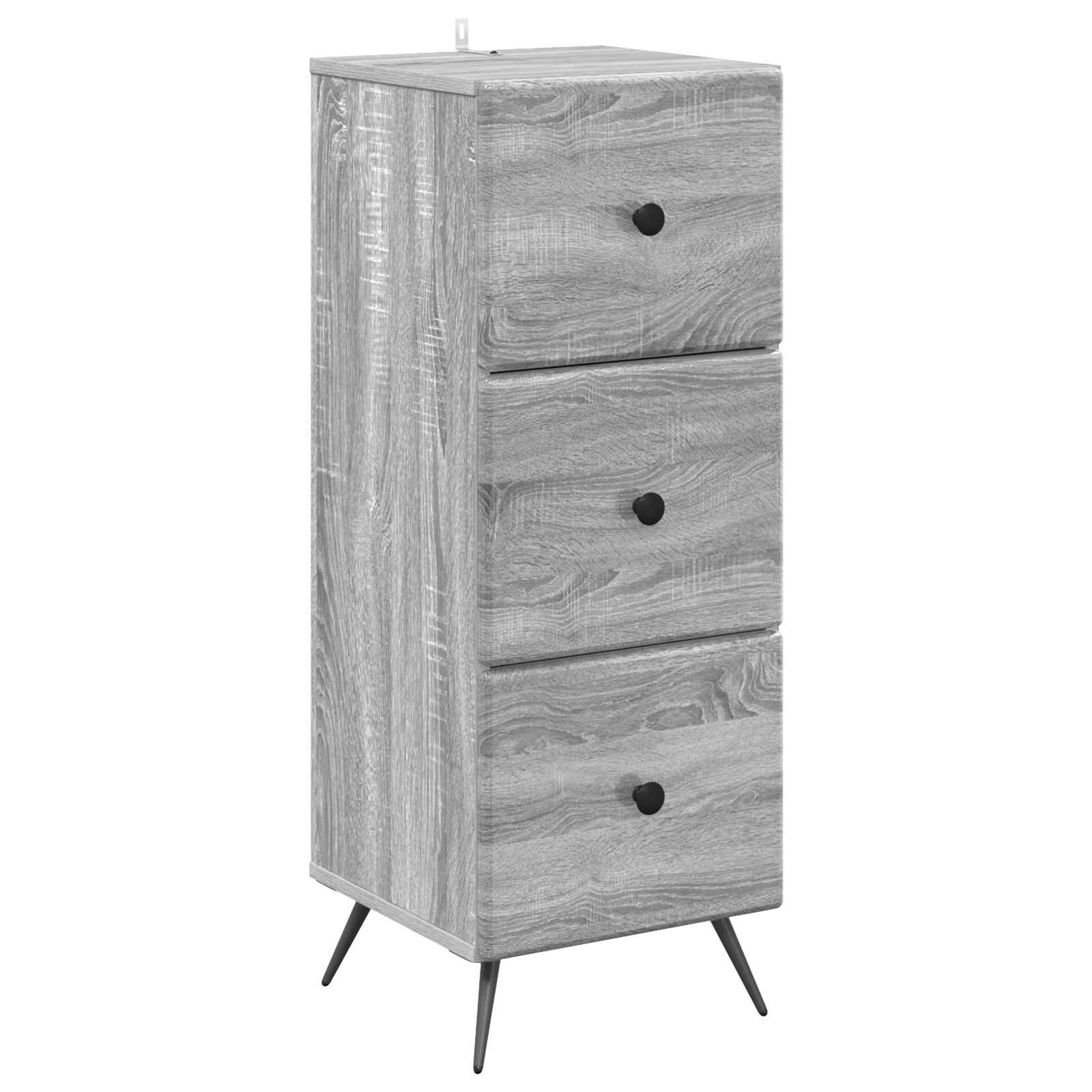 Ντουλάπι με Συρτάρια Γκρι Sonoma 33 x 34,5 x 90 εκ - Pakobazaar