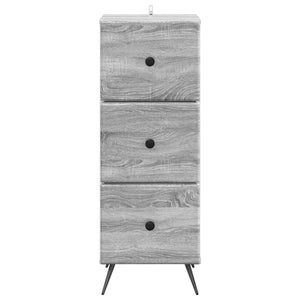 Ντουλάπι με Συρτάρια Γκρι Sonoma 33 x 34,5 x 90 εκ - Pakobazaar