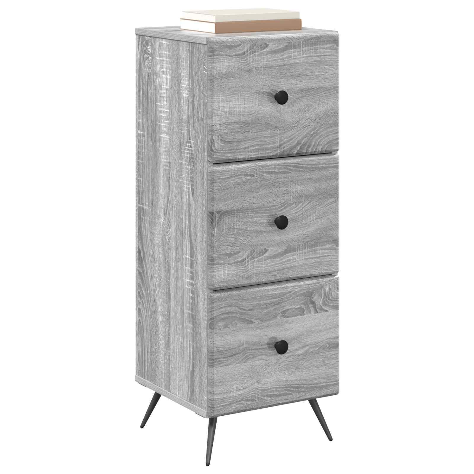 Ντουλάπι με Συρτάρια Γκρι Sonoma 33 x 34,5 x 90 εκ - Pakobazaar