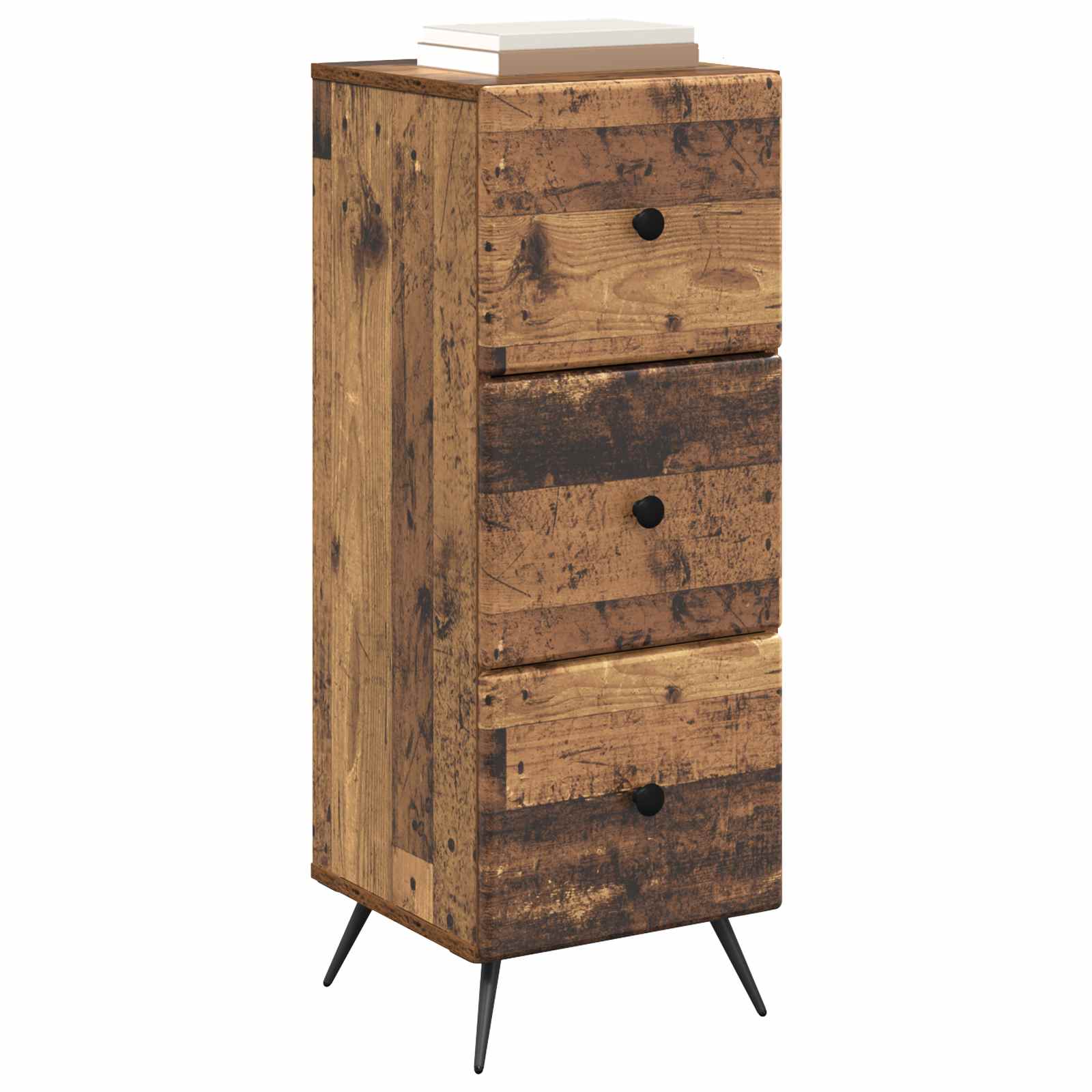 Ντουλάπι με Συρτάρια Παλαιωμένο ξύλο 33 x 34,5 x 90 εκ - Pakobazaar