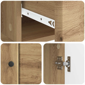 Πλαϊνό γραφείο με συρτάρι Artisan Δρυς 66 x 34,5 x 90 εκ - Pakobazaar