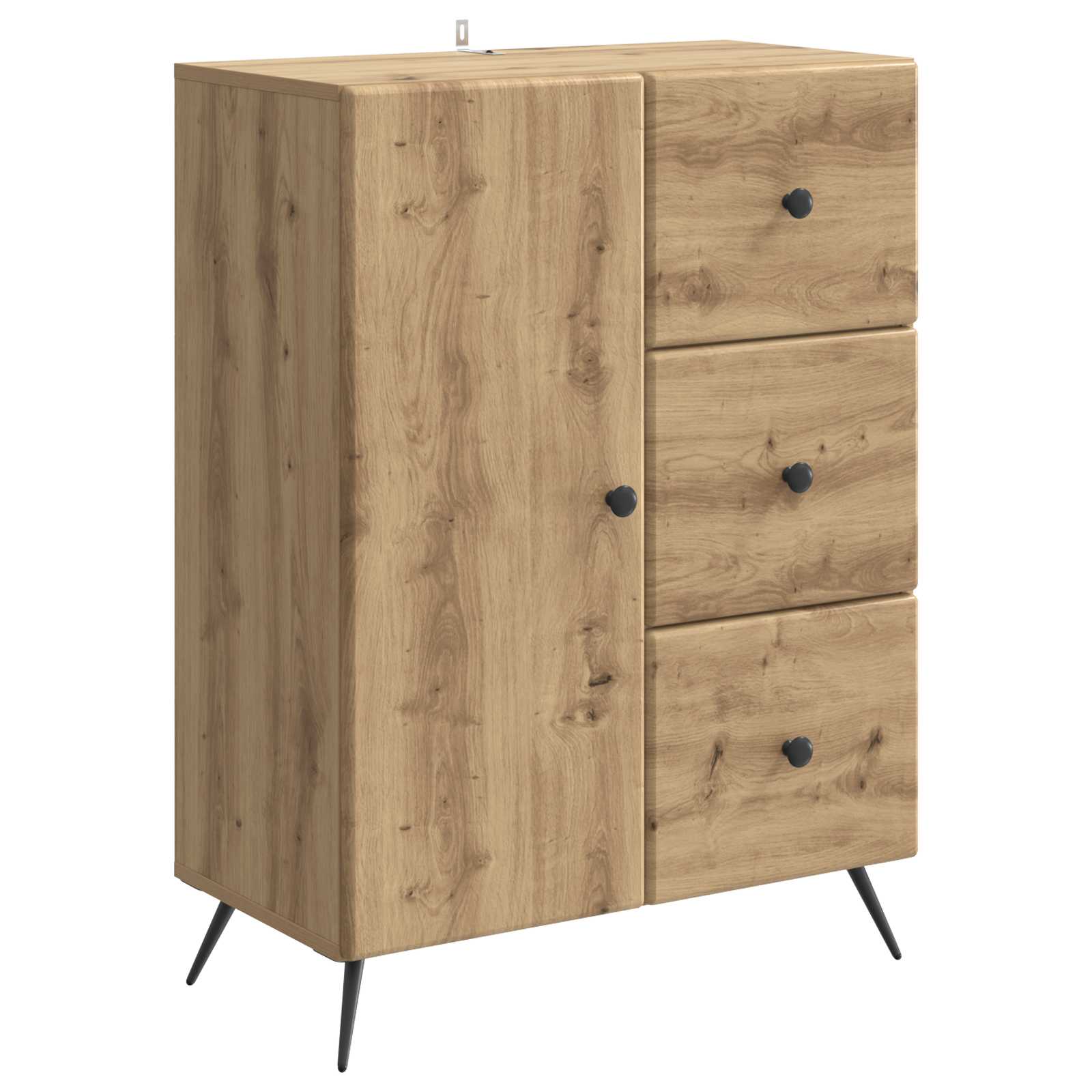 Πλαϊνό γραφείο με συρτάρι Artisan Δρυς 66 x 34,5 x 90 εκ - Pakobazaar