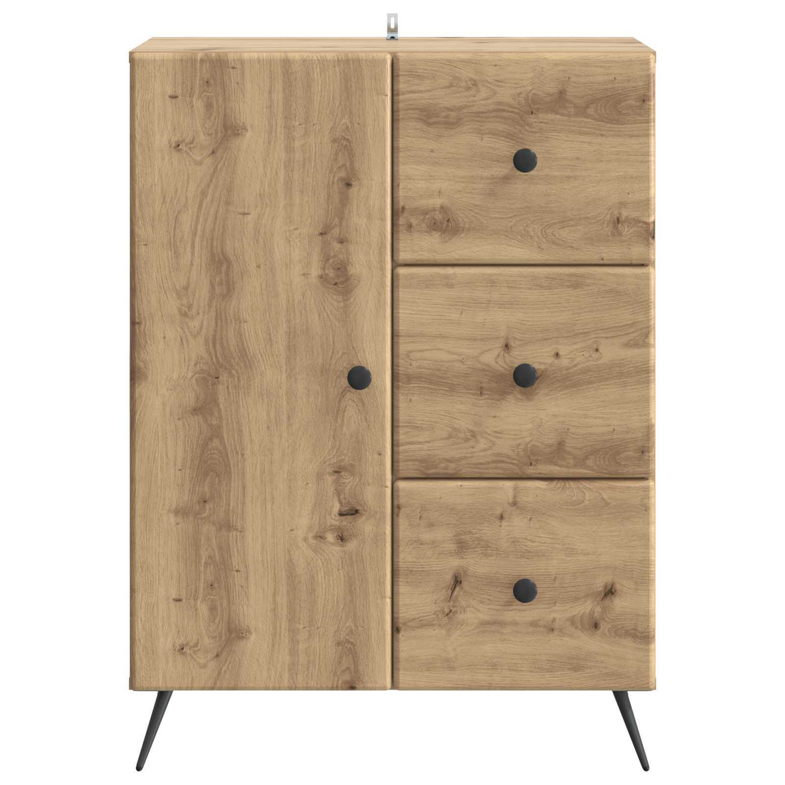 Πλαϊνό γραφείο με συρτάρι Artisan Δρυς 66 x 34,5 x 90 εκ - Pakobazaar