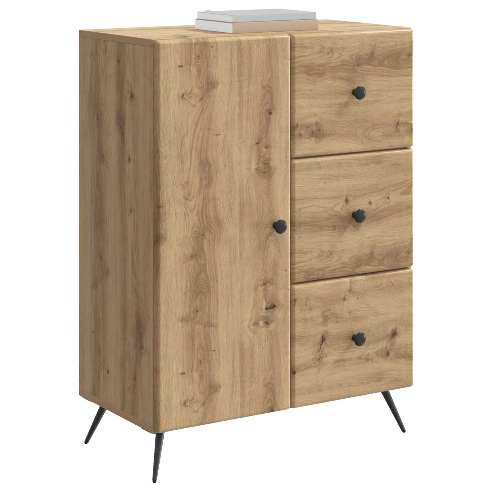 Πλαϊνό γραφείο με συρτάρι Artisan Δρυς 66 x 34,5 x 90 εκ - Pakobazaar