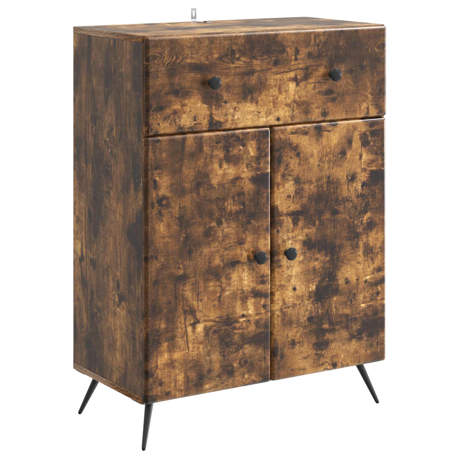 Πλαϊνό γραφείο Καπνισμένο Ξύλο Δρυός 66 x 34,5 x 90 εκ - Pakobazaar