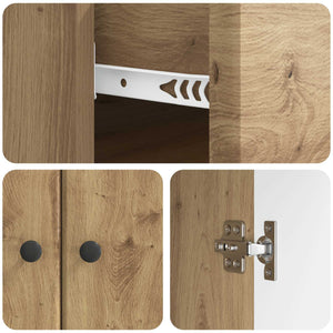 Πλαϊνό γραφείο με συρτάρι Artisan Δρυς 66 x 34,5 x 90 εκ - Pakobazaar