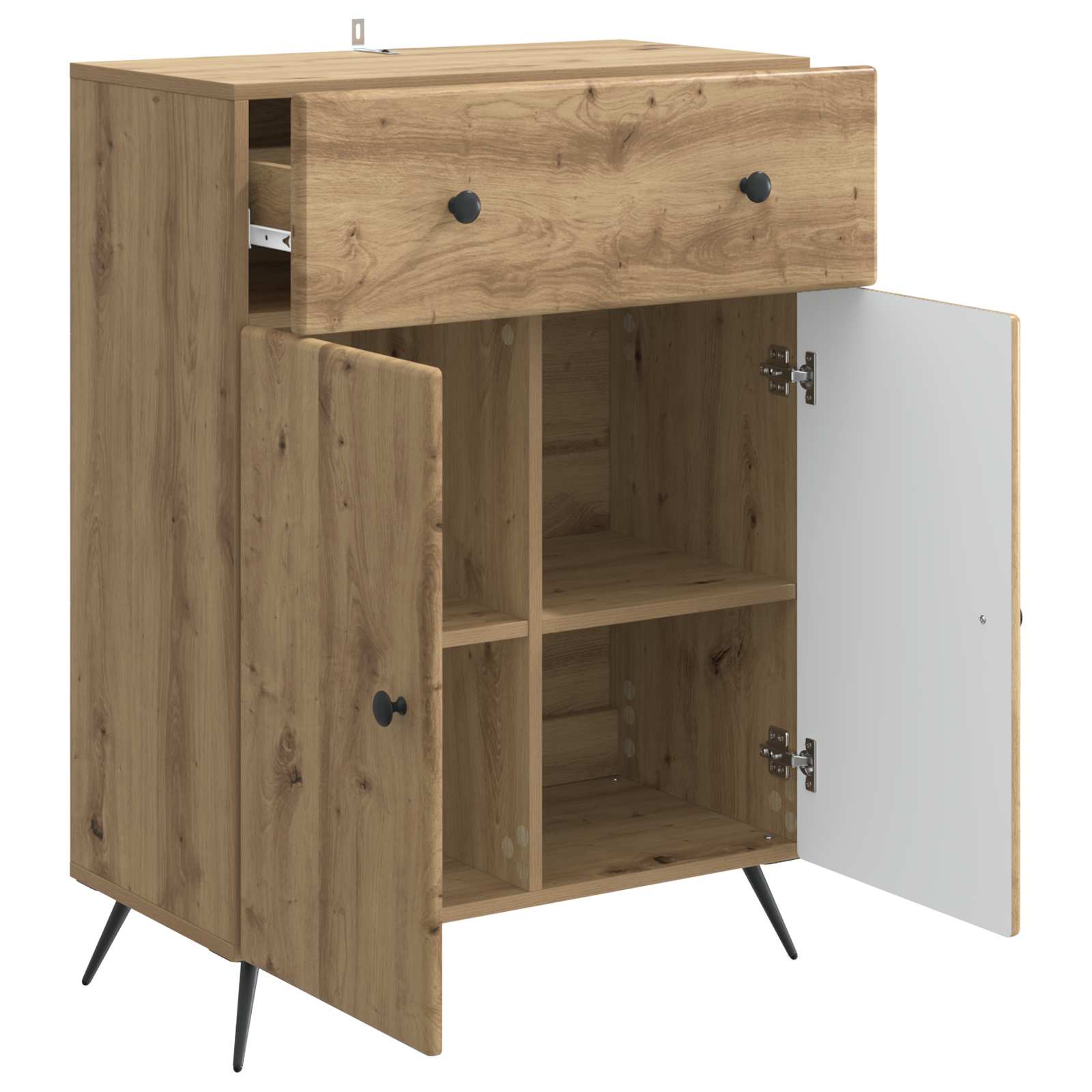 Πλαϊνό γραφείο με συρτάρι Artisan Δρυς 66 x 34,5 x 90 εκ - Pakobazaar