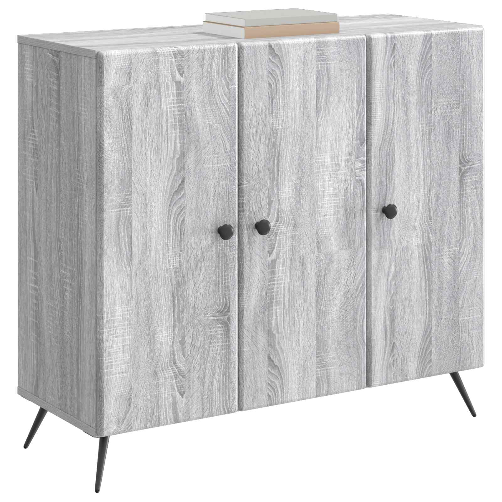 Πλαϊνό γραφείο Γκρι Sonoma 89 x 34,5 x 80 εκ Επεξεργασμένο Ξύλο - Pakobazaar