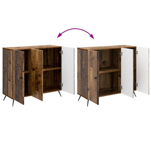 Πλαϊνό γραφείο Παλαιωμένο ξύλο 89 x 34,5 x 80 εκ - Pakobazaar
